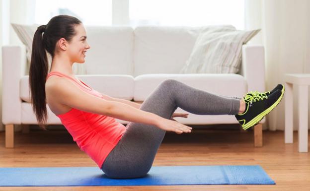 Mujer haciendo ejercicio 