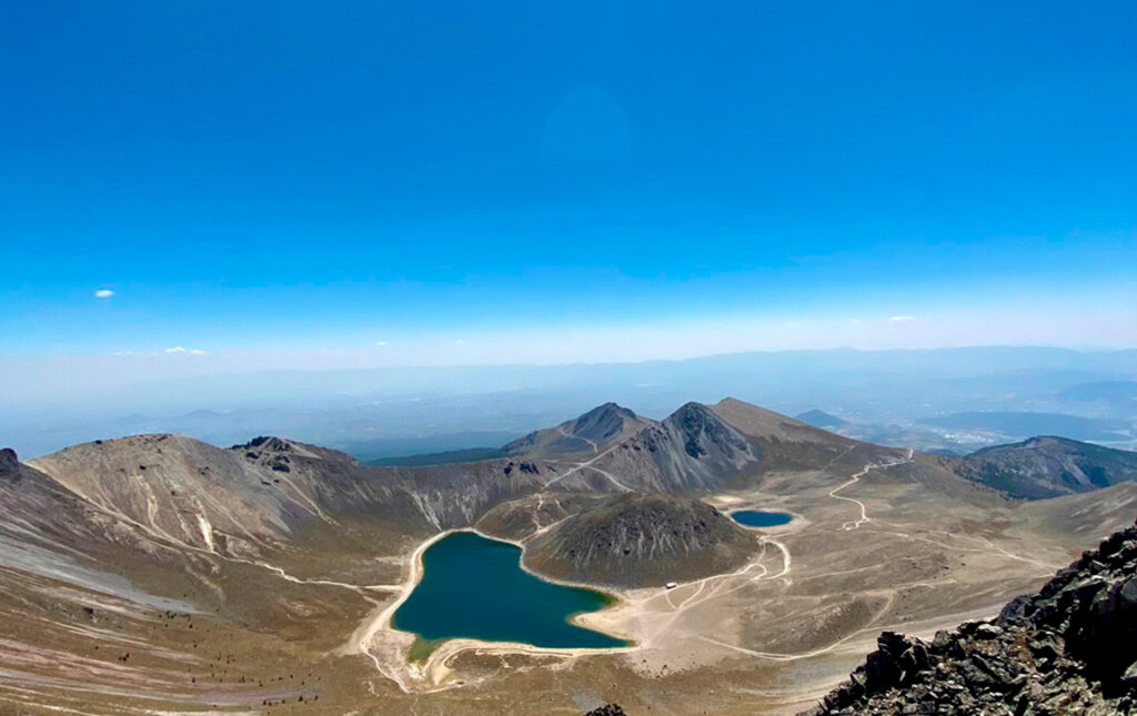 foto panoramica del nevado de toluca